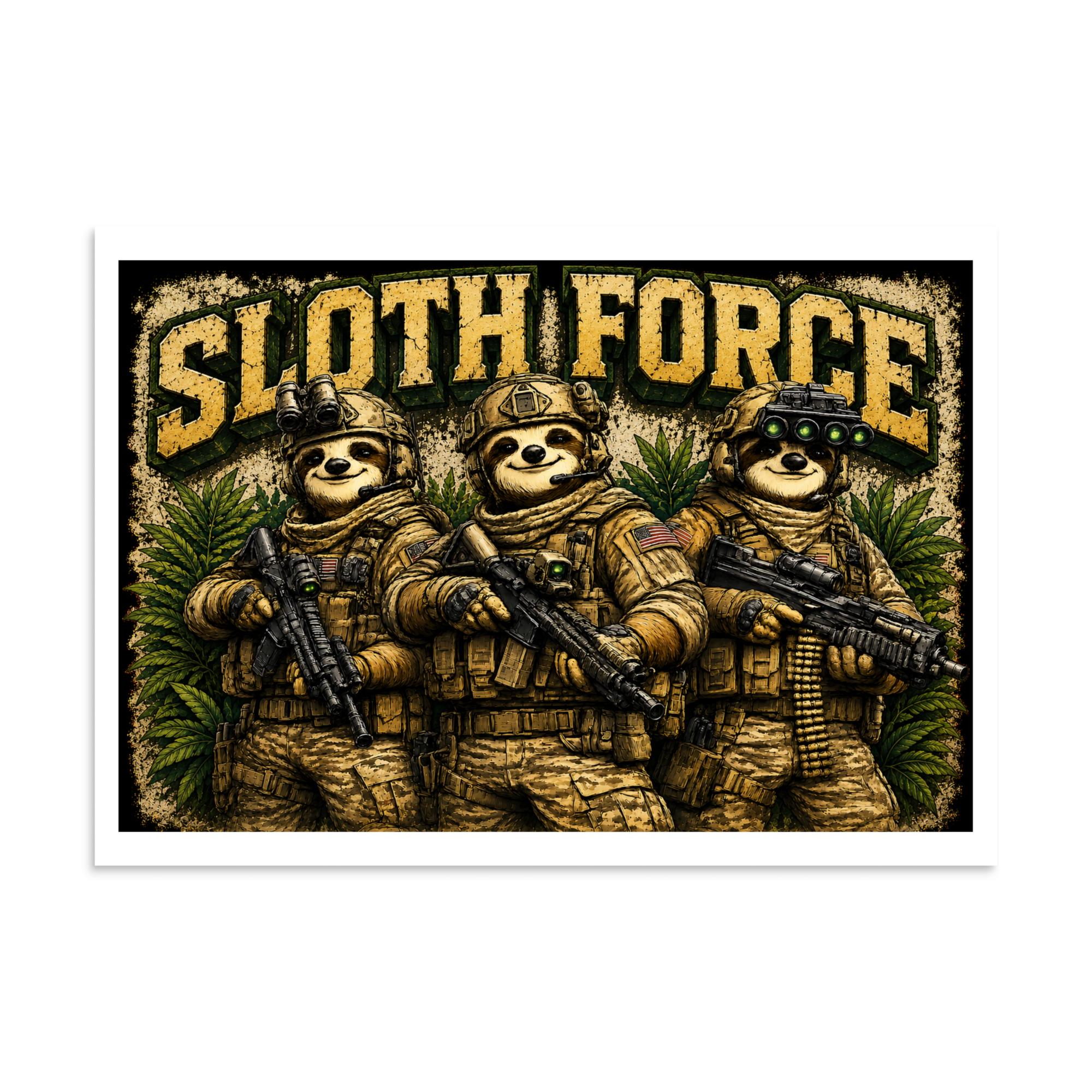 DDMaGee's Sloth Force Poster