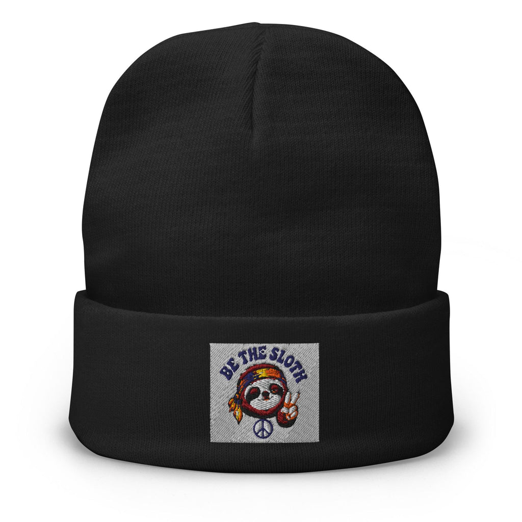 Be The Sloth Embroidered Beanie