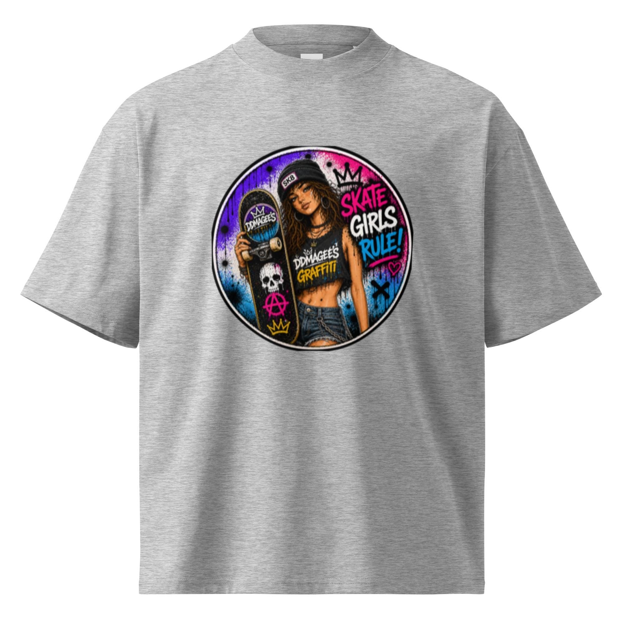 DDMaGeee's Graffiti Unisex organic oversized high neck t-shirt