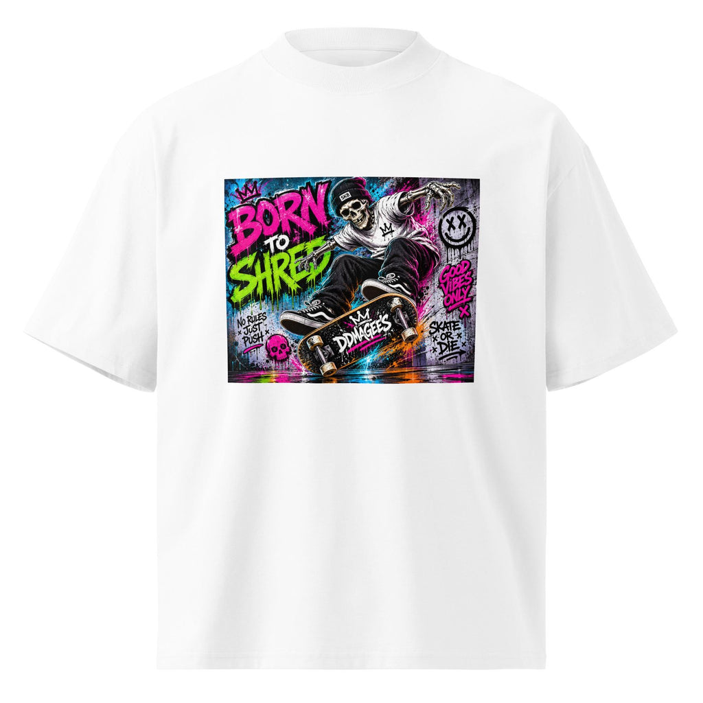 DDMagee's Graffiti Unisex organic oversized high neck t-shirt
