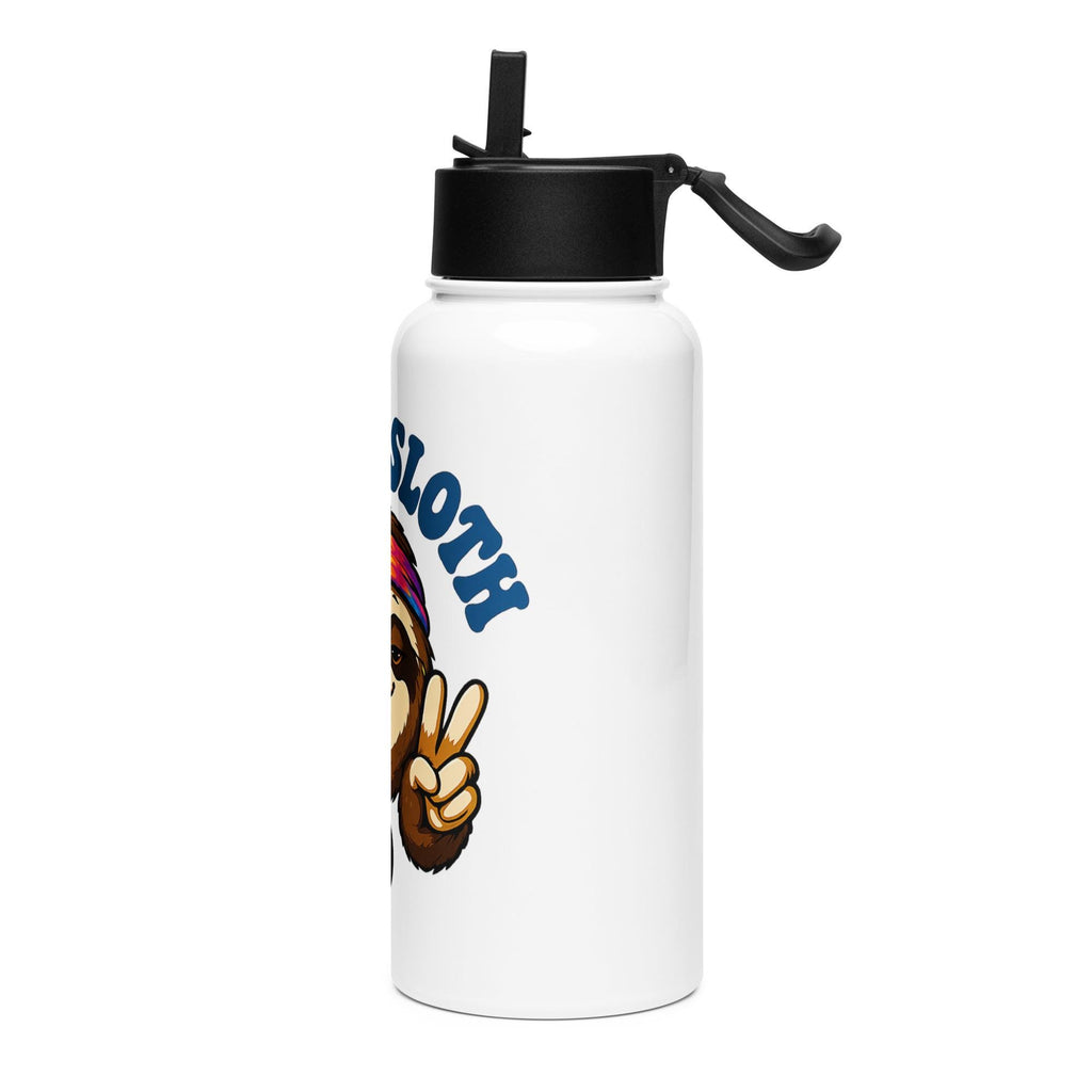 Be The Sloth Stainless steel water bottle with a straw lid