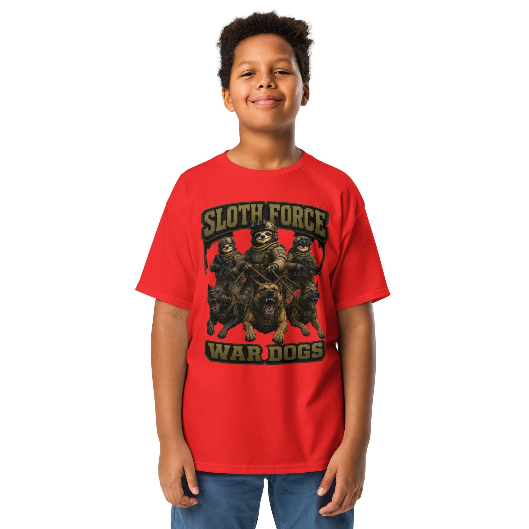 Sloth Force War Dogs Youth classic tee