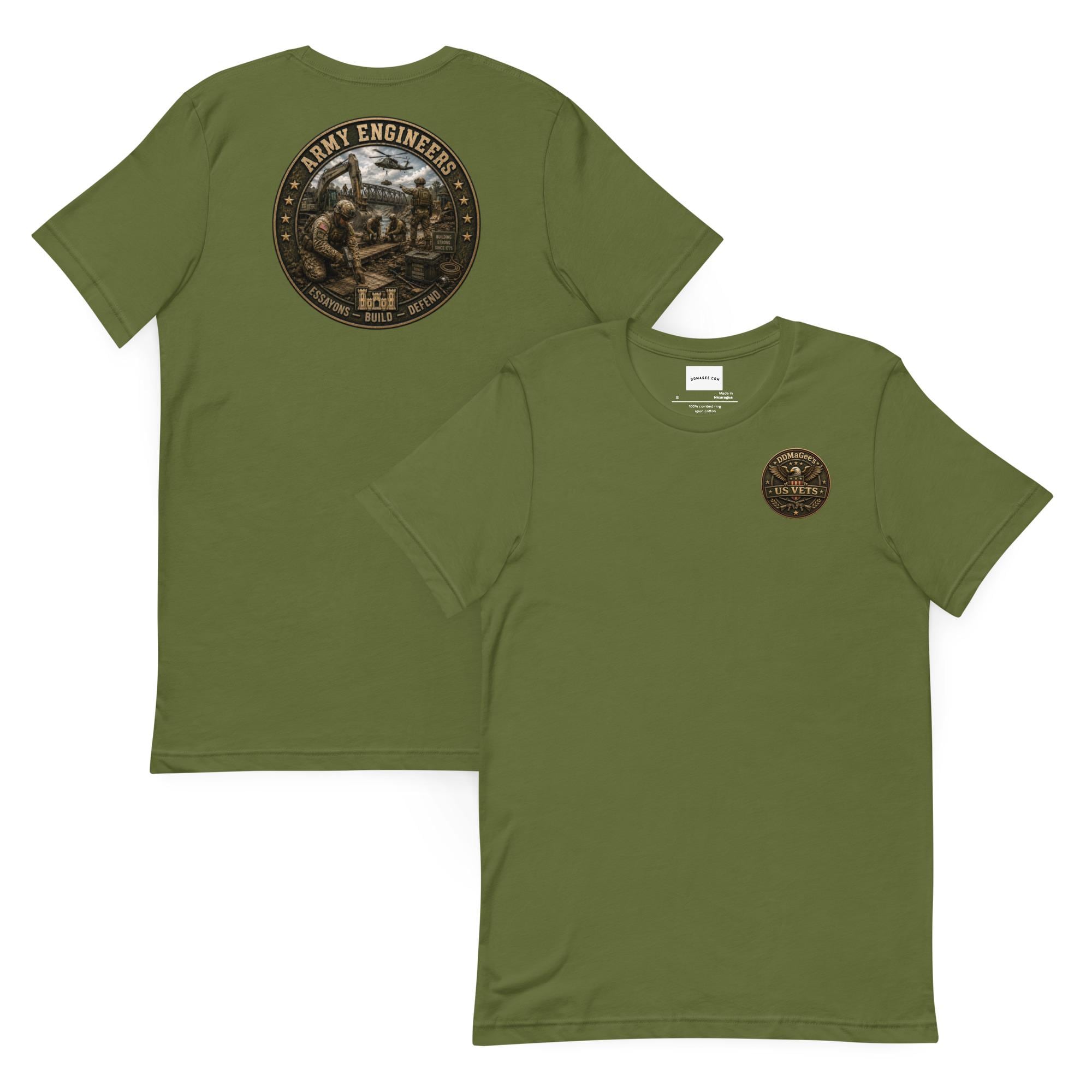 DDMaGee's US Vets Unisex t-shirt