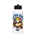 Be The Sloth Stainless steel water bottle with a straw lid