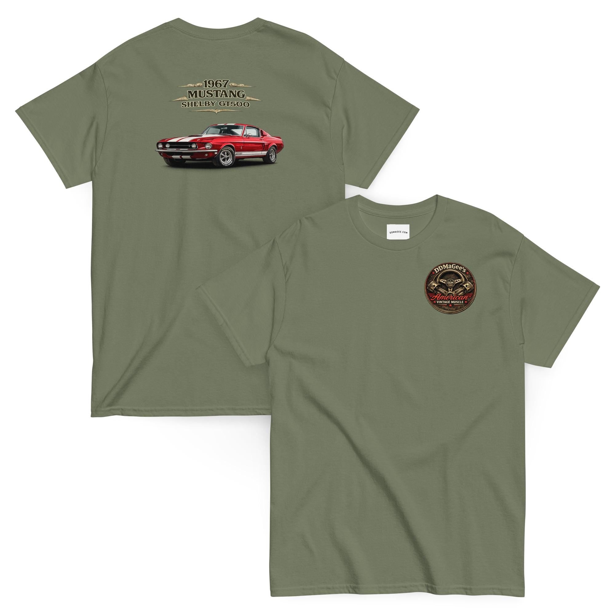 American Vintage Muscle '67 Mustang Shelby GT500 Unisex classic tee