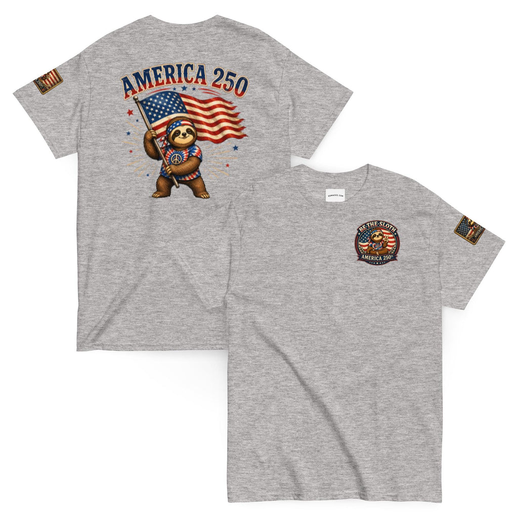 Be The Sloth America's 250 Flag Unisex classic tee