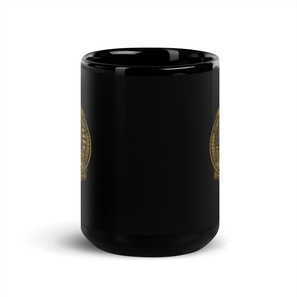 DDMagee's Retired Coast guard Black Glossy Mug