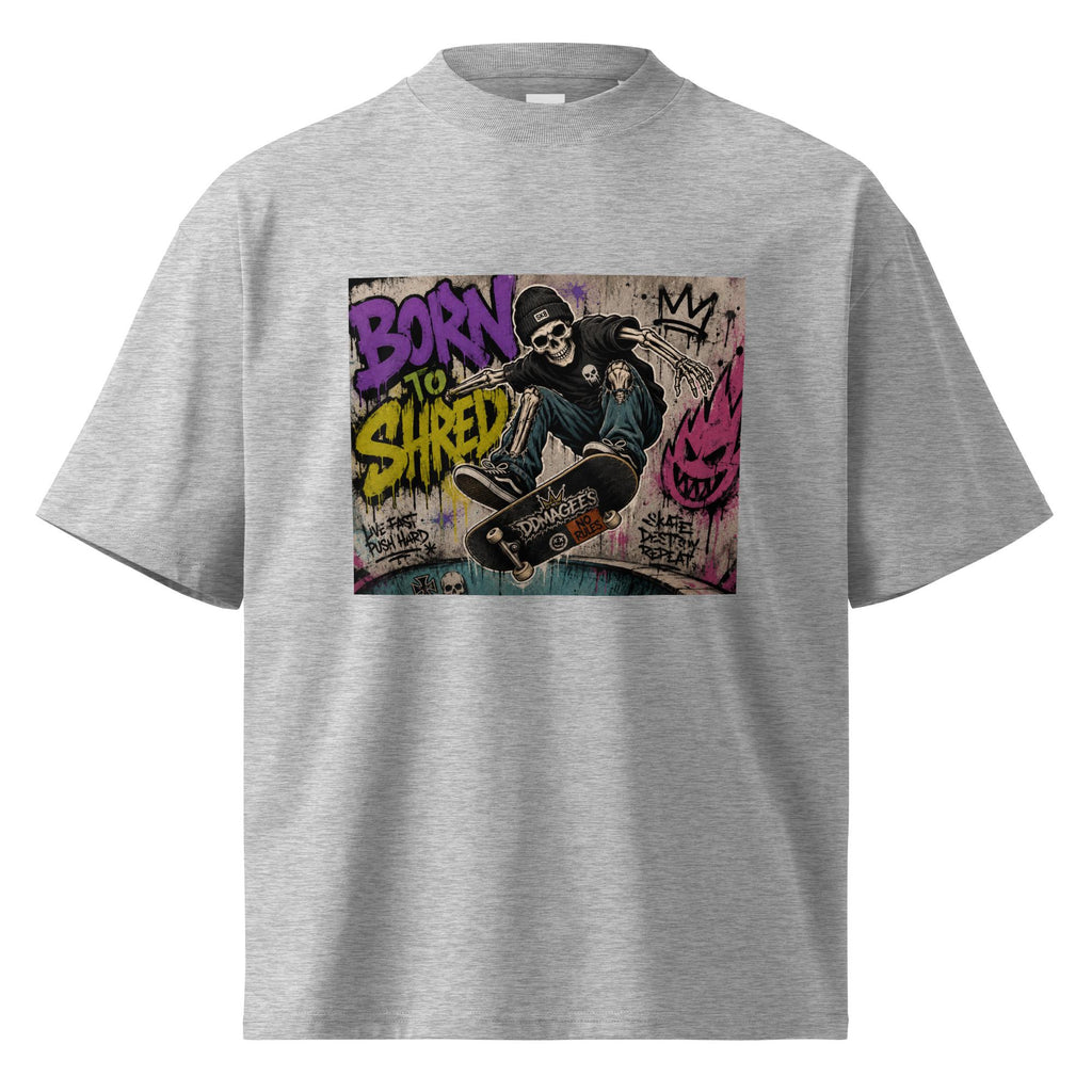 DDMaGee's Graffiti Unisex organic oversized high neck t-shirt