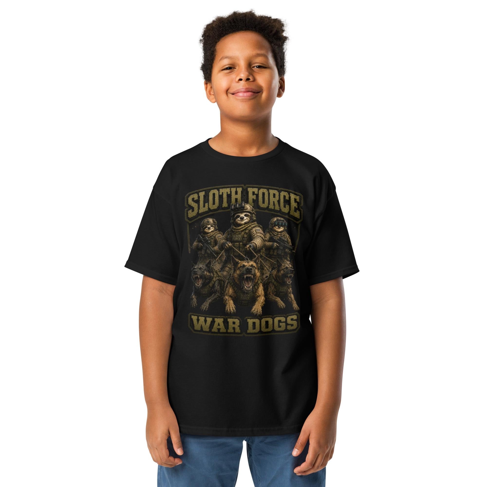 Sloth Force War Dogs Youth classic tee