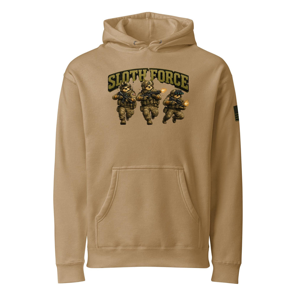Sloth Force 2 Unisex Heavyweight Hooded Sweatshirt | Independent Trading Co. IND4000