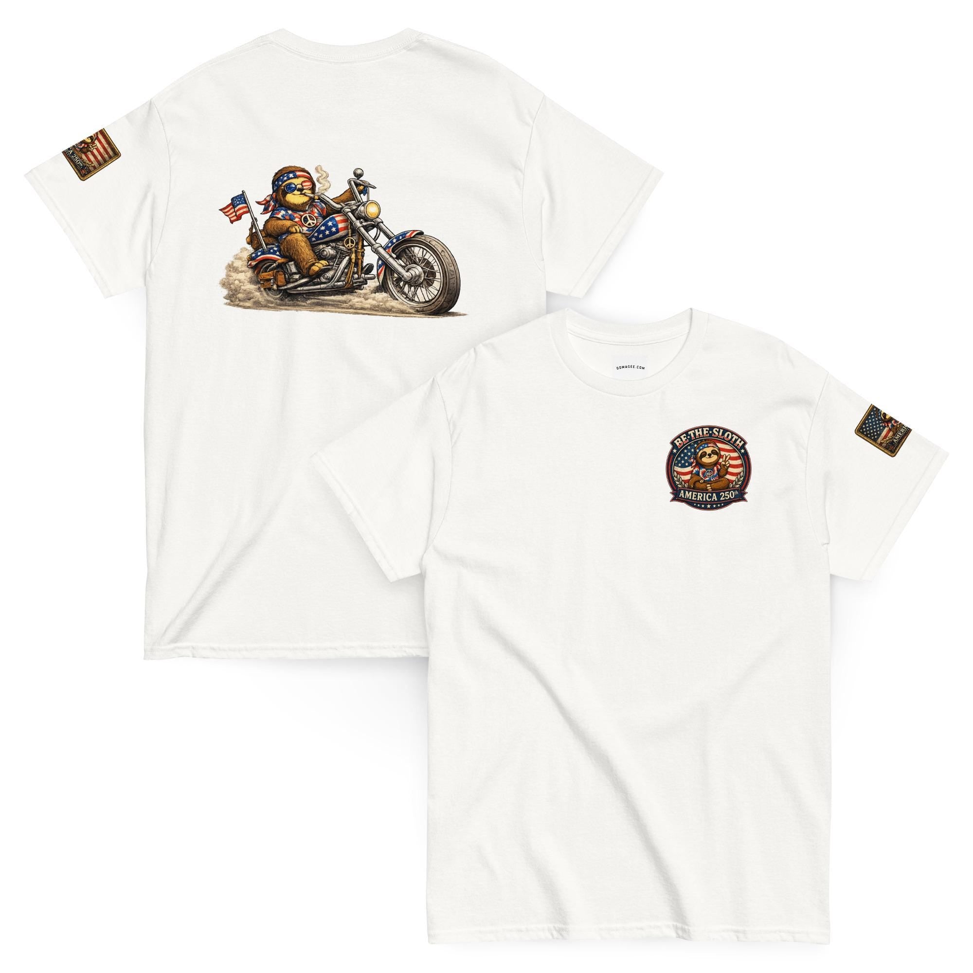 Sloth Chopper America's 250th Unisex classic tee