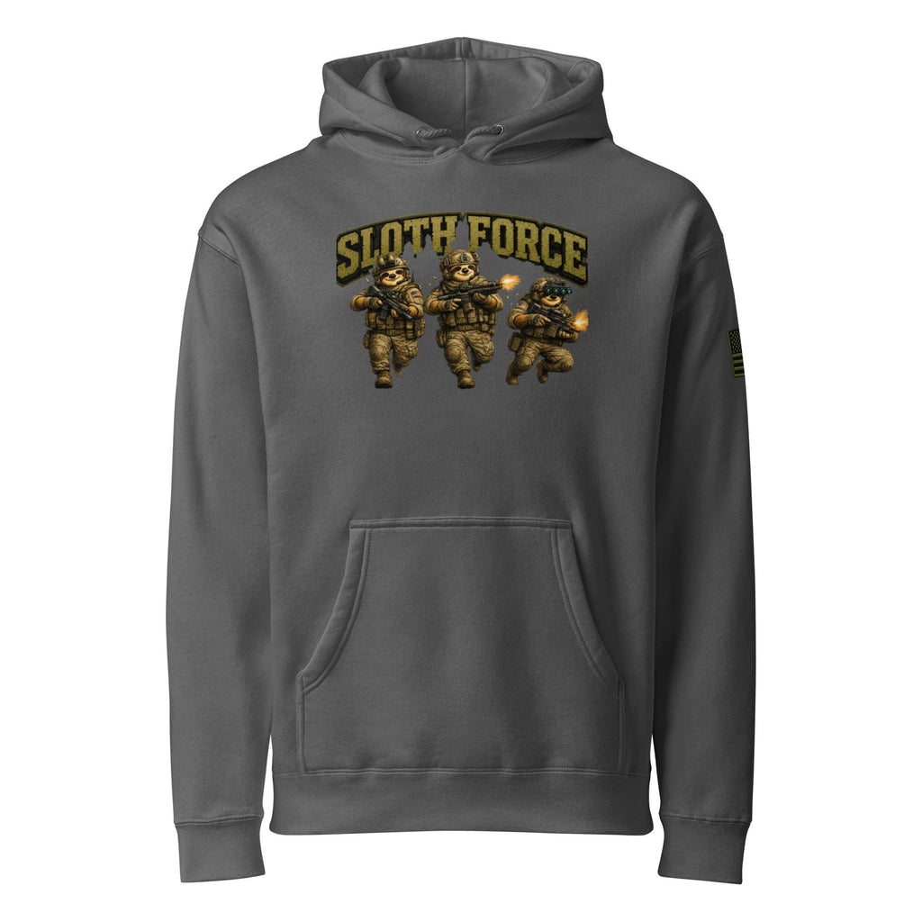Sloth Force 2 Unisex Heavyweight Hooded Sweatshirt | Independent Trading Co. IND4000