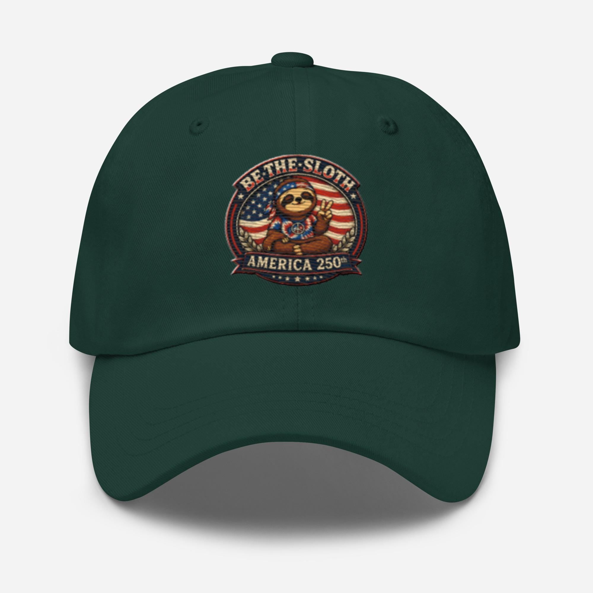 Be The Sloth America's 250th Dad hat