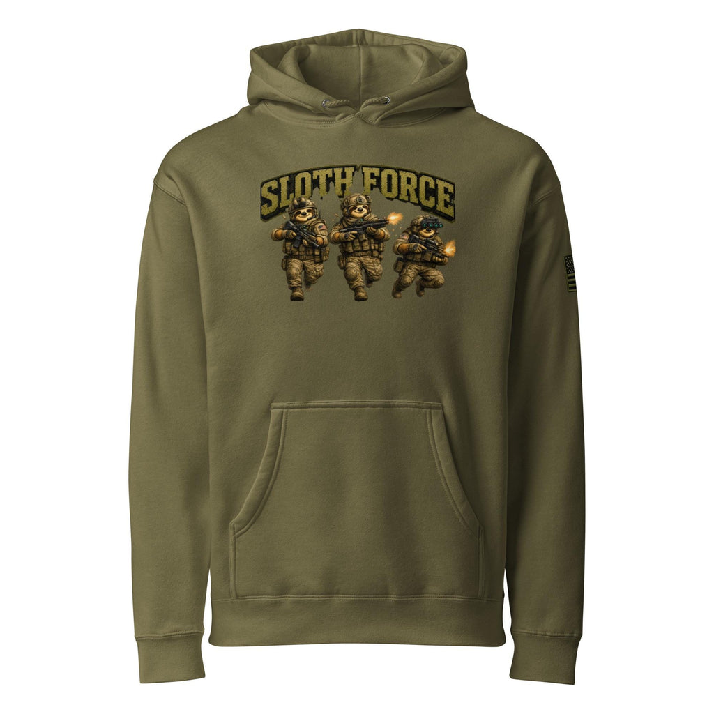 Sloth Force 2 Unisex Heavyweight Hooded Sweatshirt | Independent Trading Co. IND4000