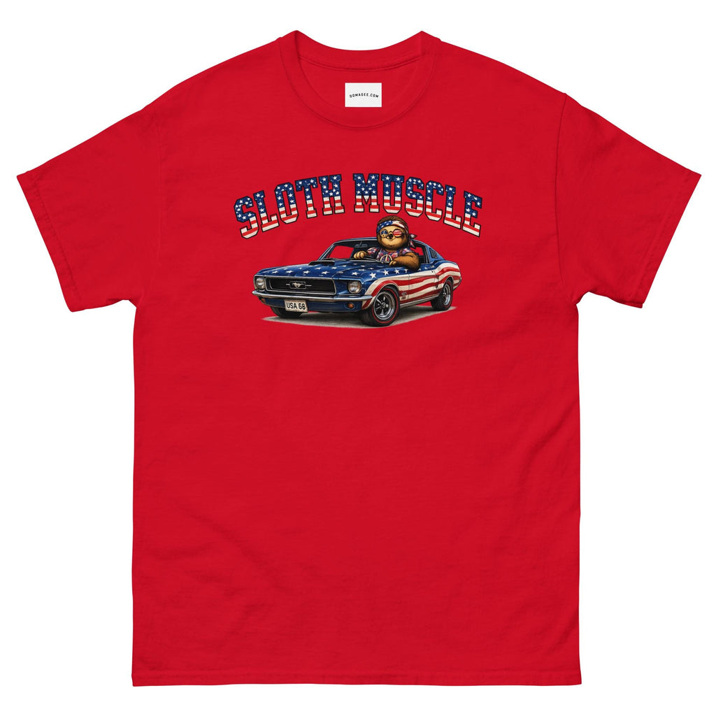 Sloth Muscle Mustang Unisex classic tee