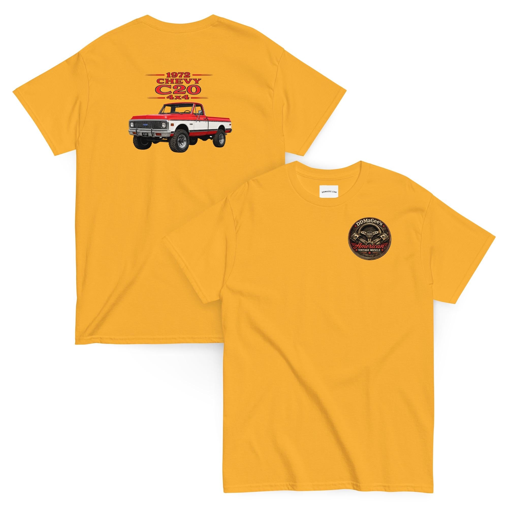 American Vintage Muscle '72 Chevy C20 Unisex classic tee