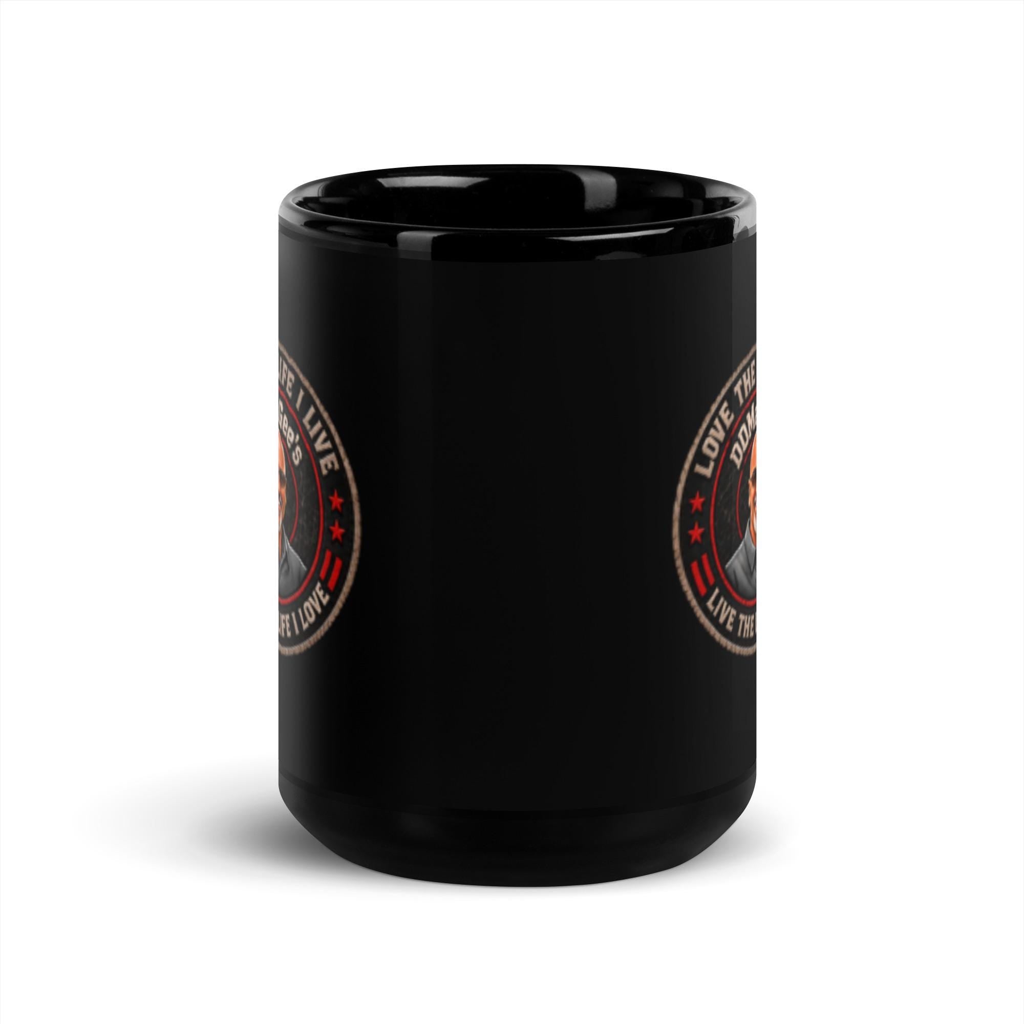DDMaGee Black Glossy Mug