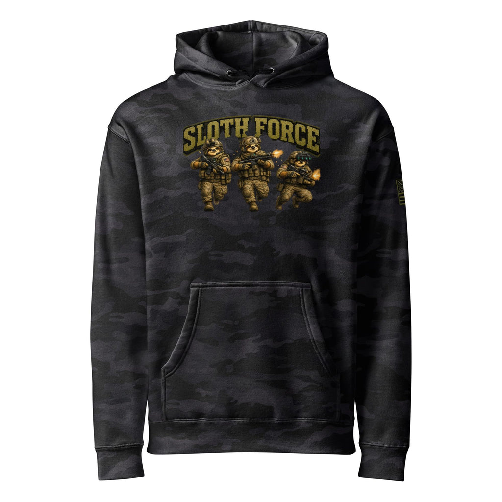 Sloth Force 2 Unisex Heavyweight Hooded Sweatshirt | Independent Trading Co. IND4000