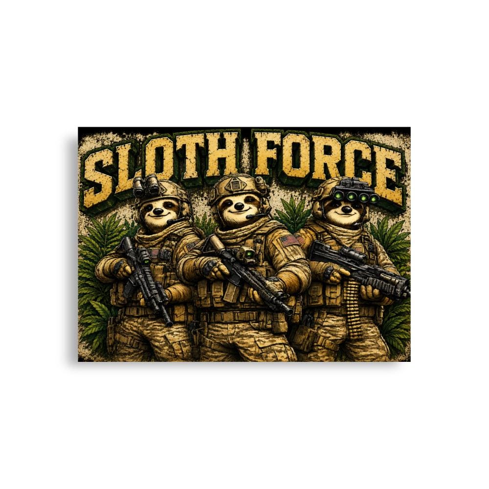 DDMaGee's Sloth Force Poster