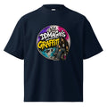 DDMaGee's Garffiti Unisex organic oversized high neck t-shirt