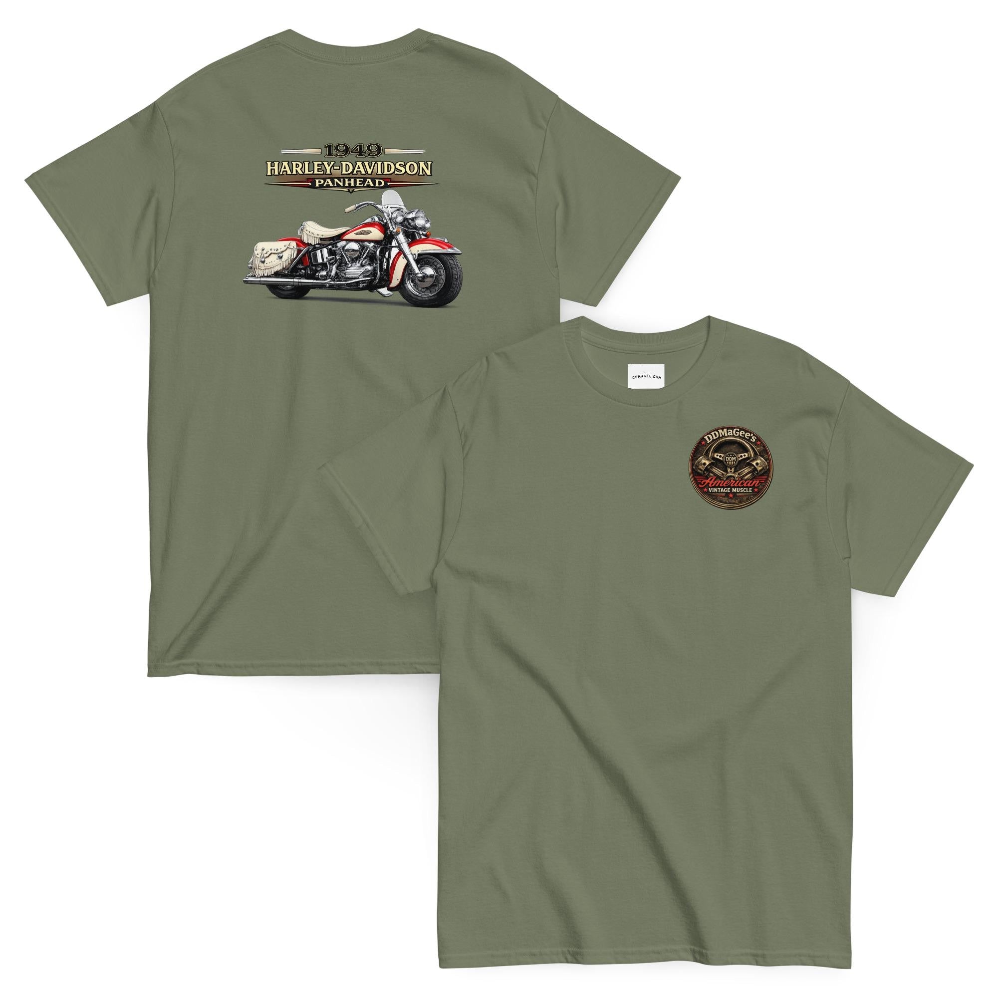 American Vintage Muscle '49 HD Panhead Unisex classic tee