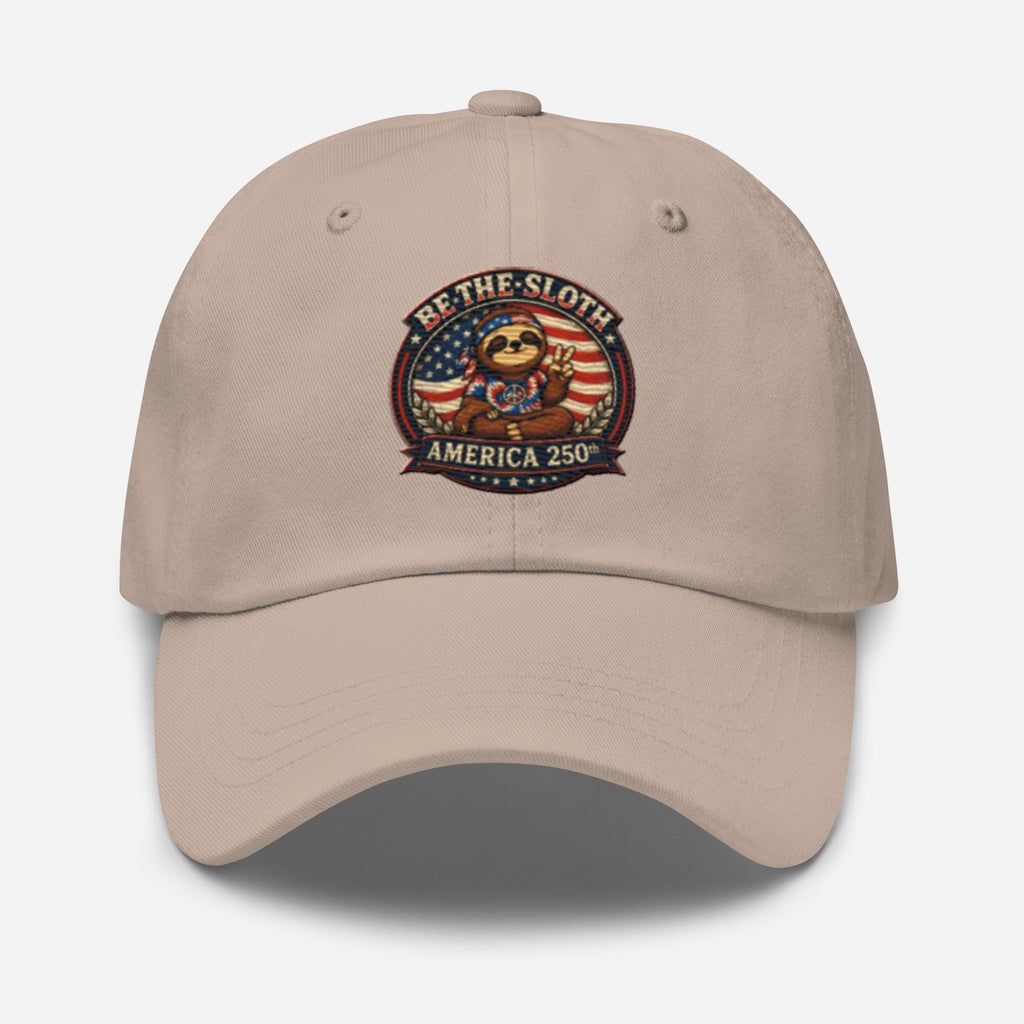 Be The Sloth America's 250th Dad hat