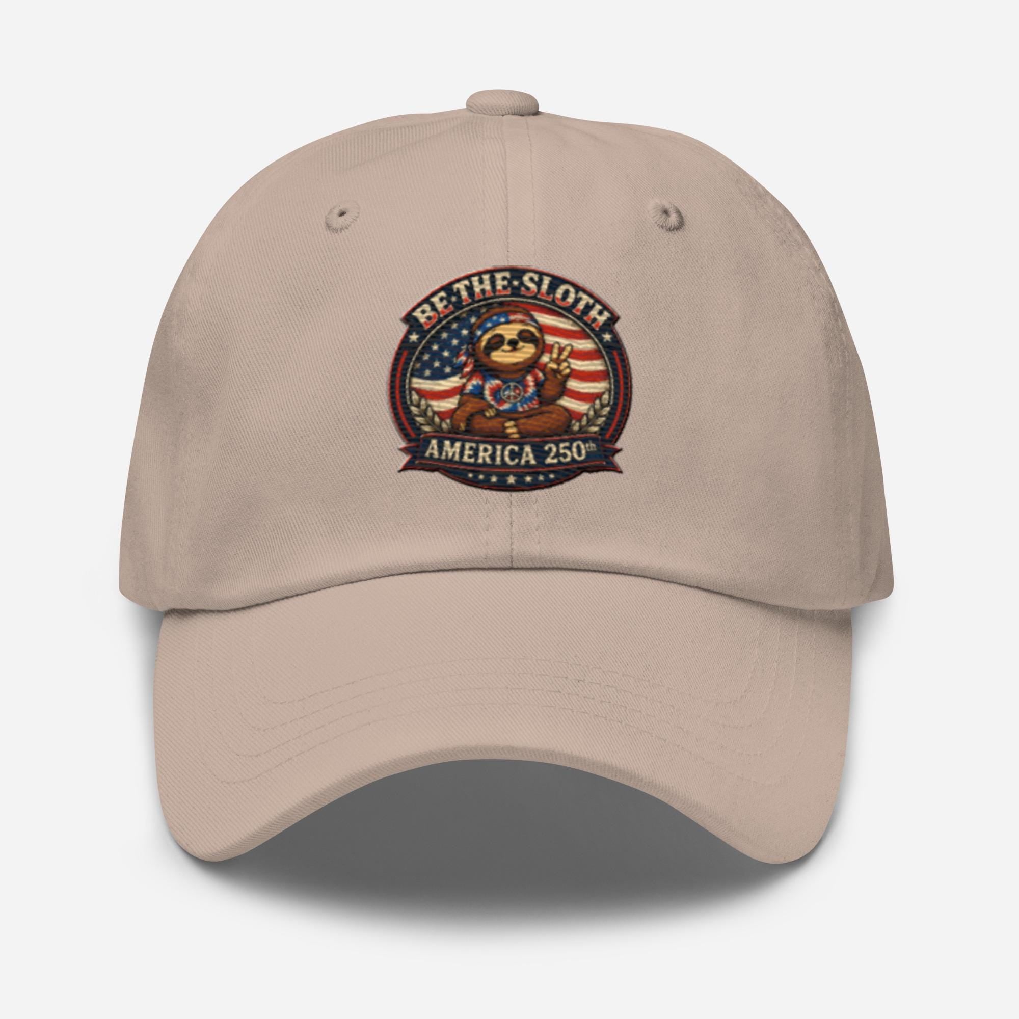 Be The Sloth America's 250th Dad hat