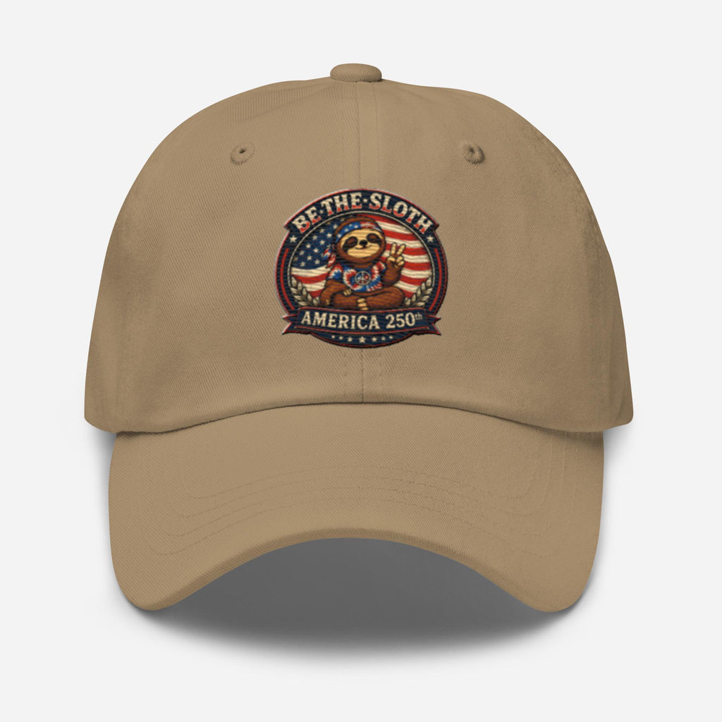 Be The Sloth America's 250th Dad hat