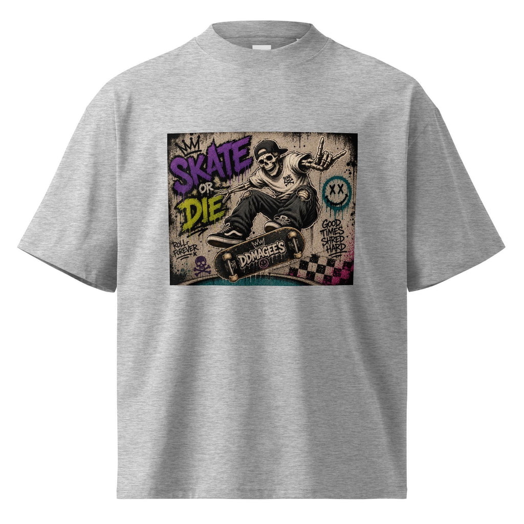 DDMaGee's Graffiti Unisex organic oversized high neck t-shirt