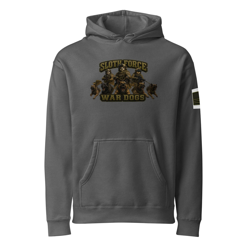 Sloth Force War Dogs Unisex Heavyweight Hooded Sweatshirt | Independent Trading Co. IND4000