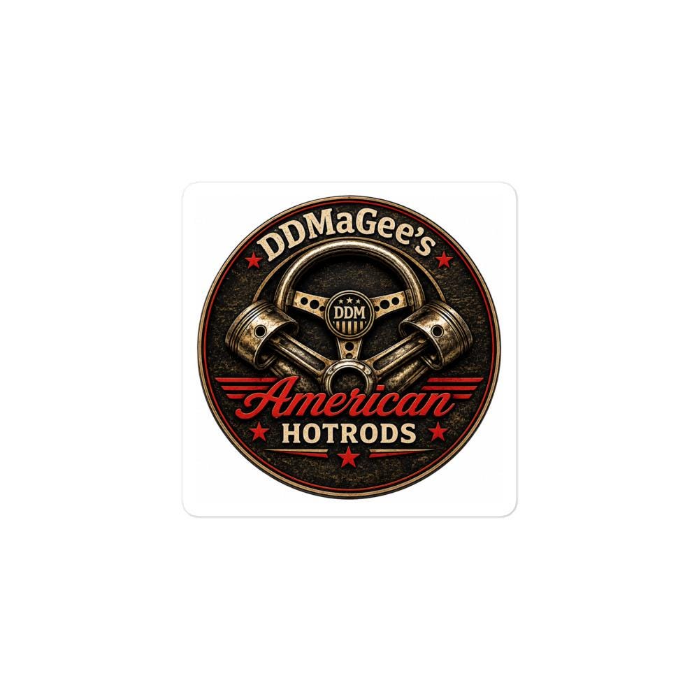 DDMaGee's American Hotrods Bubble-free stickers