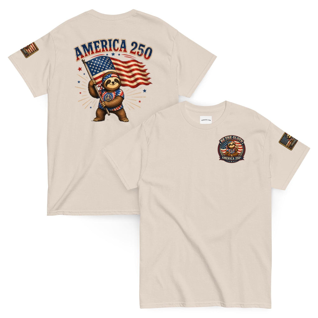 Be The Sloth America's 250 Flag Unisex classic tee