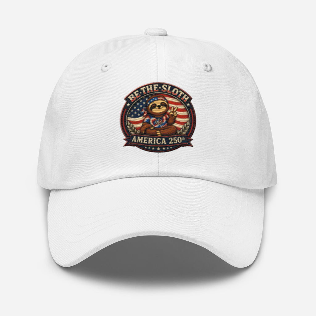 Be The Sloth America's 250th Dad hat