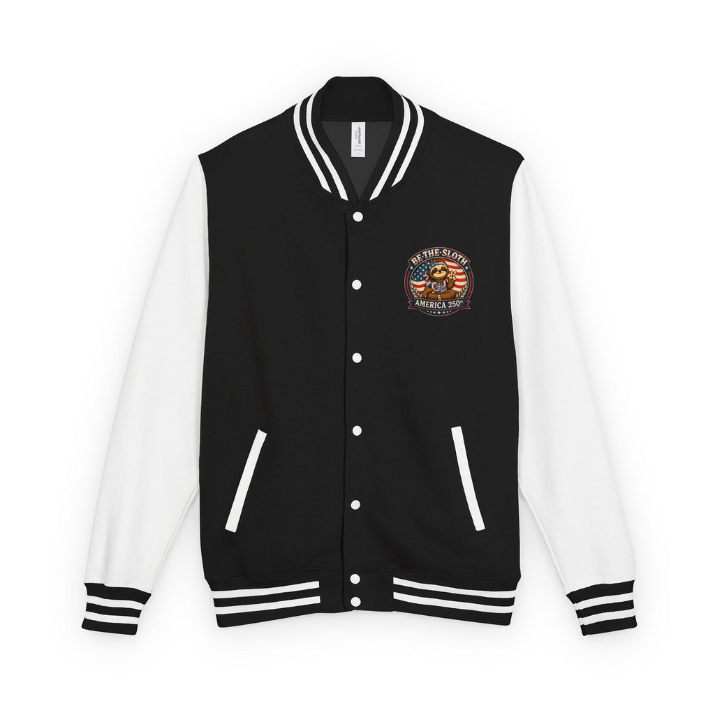 Be The Sloth America 250 Heavyweight letterman jacket