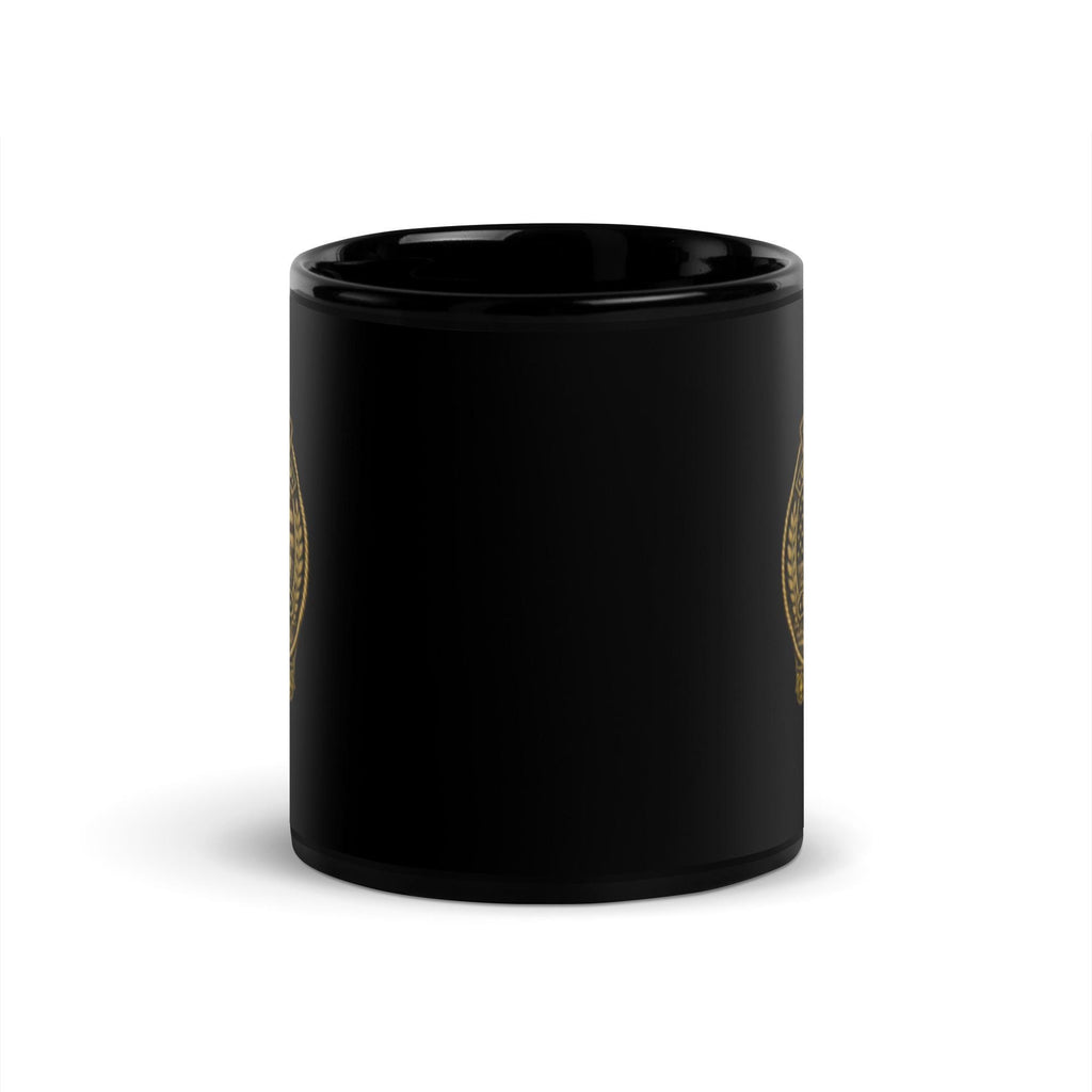 DDMagee's Retired Coast guard Black Glossy Mug