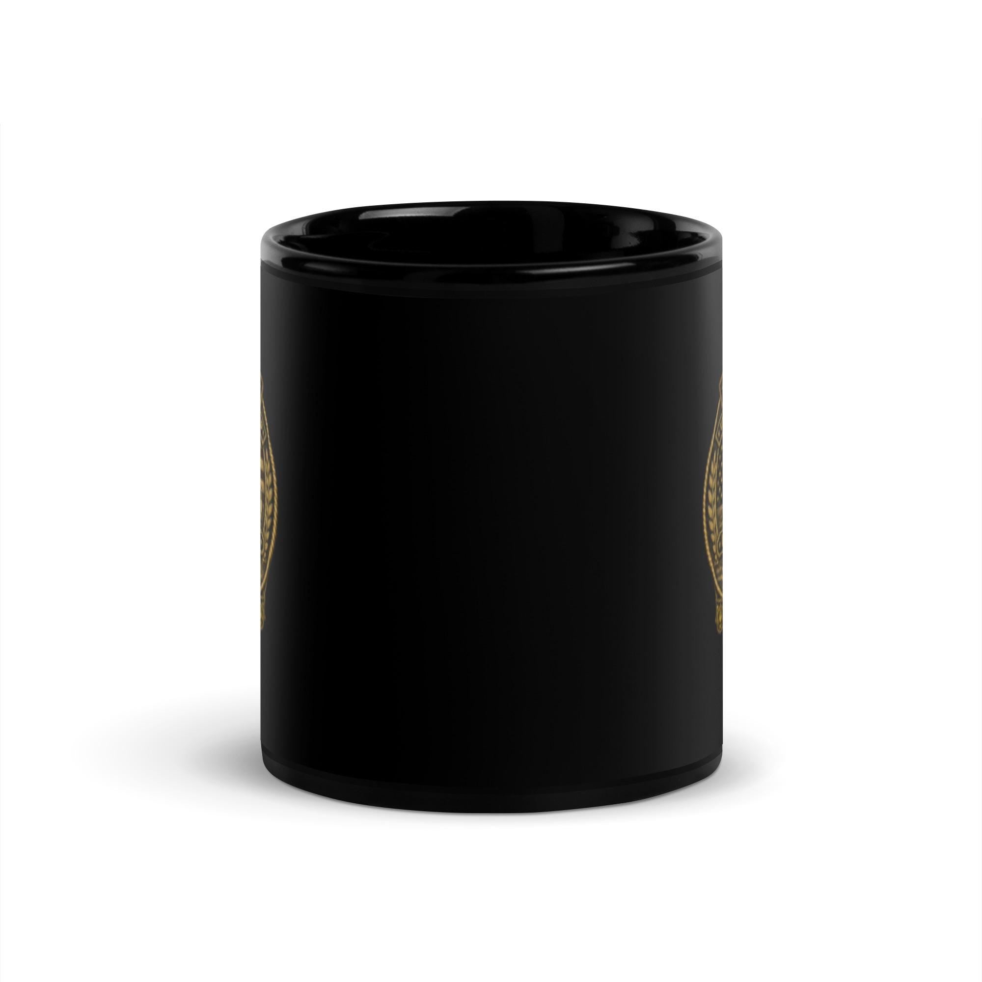 DDMagee's Retired Coast guard Black Glossy Mug