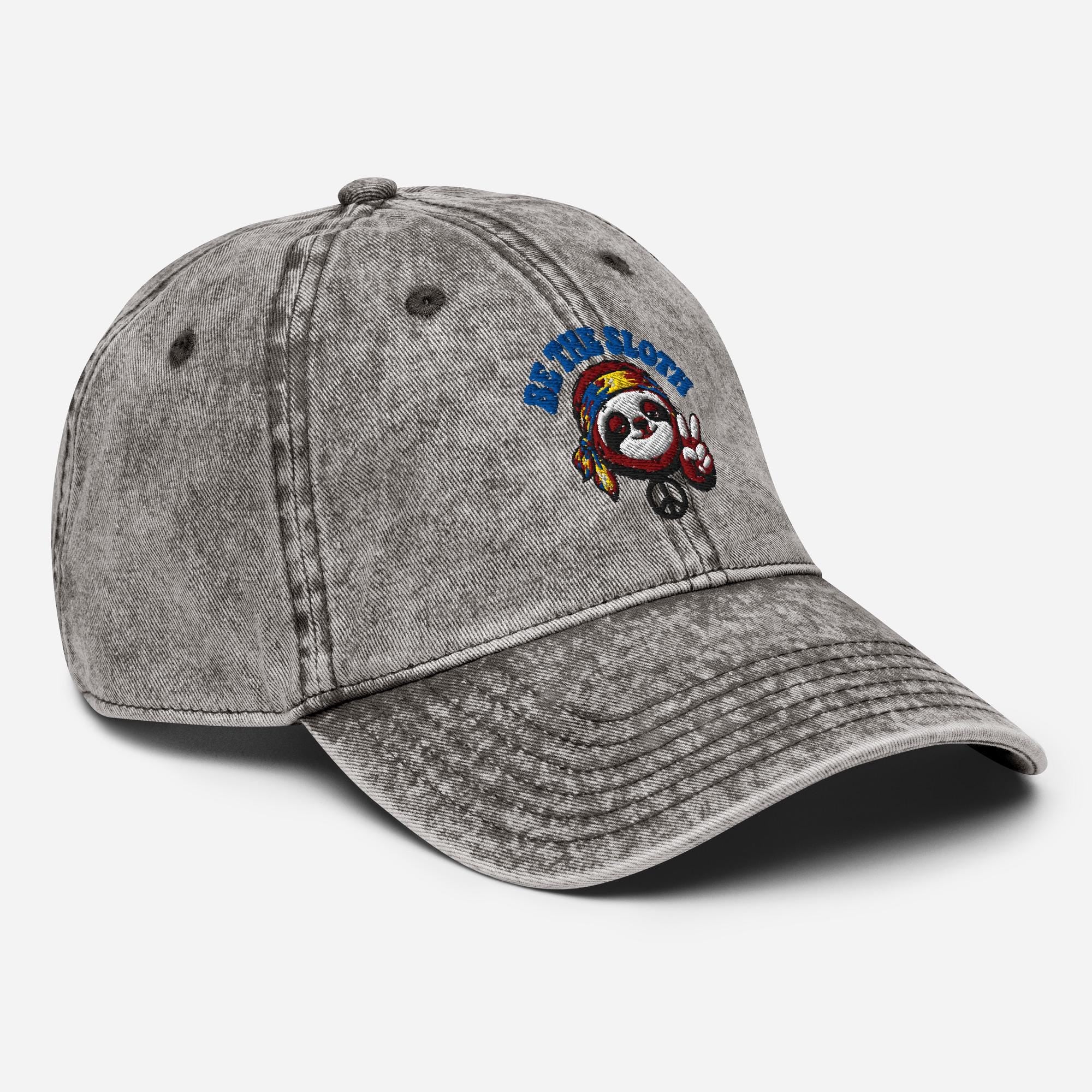 Be The Sloth Vintage Cotton Twill Cap