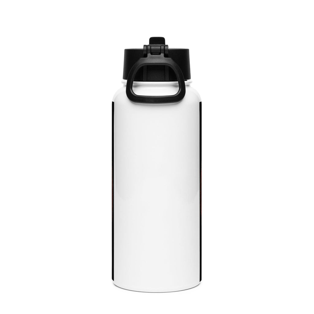 DDMaGee's American Pride Stainless steel water bottle with a straw lid