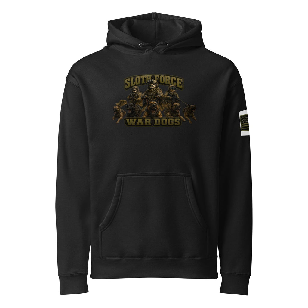 Sloth Force War Dogs Unisex Heavyweight Hooded Sweatshirt | Independent Trading Co. IND4000
