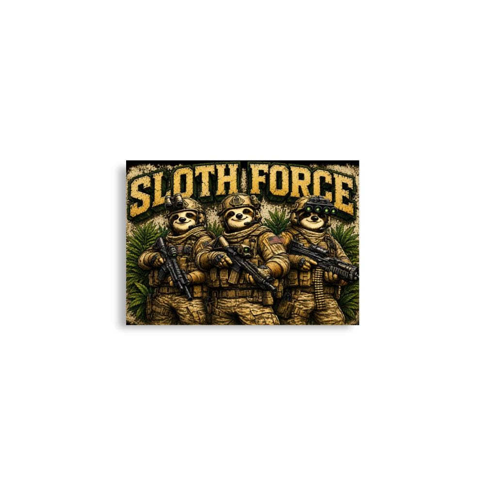 DDMaGee's Sloth Force Poster