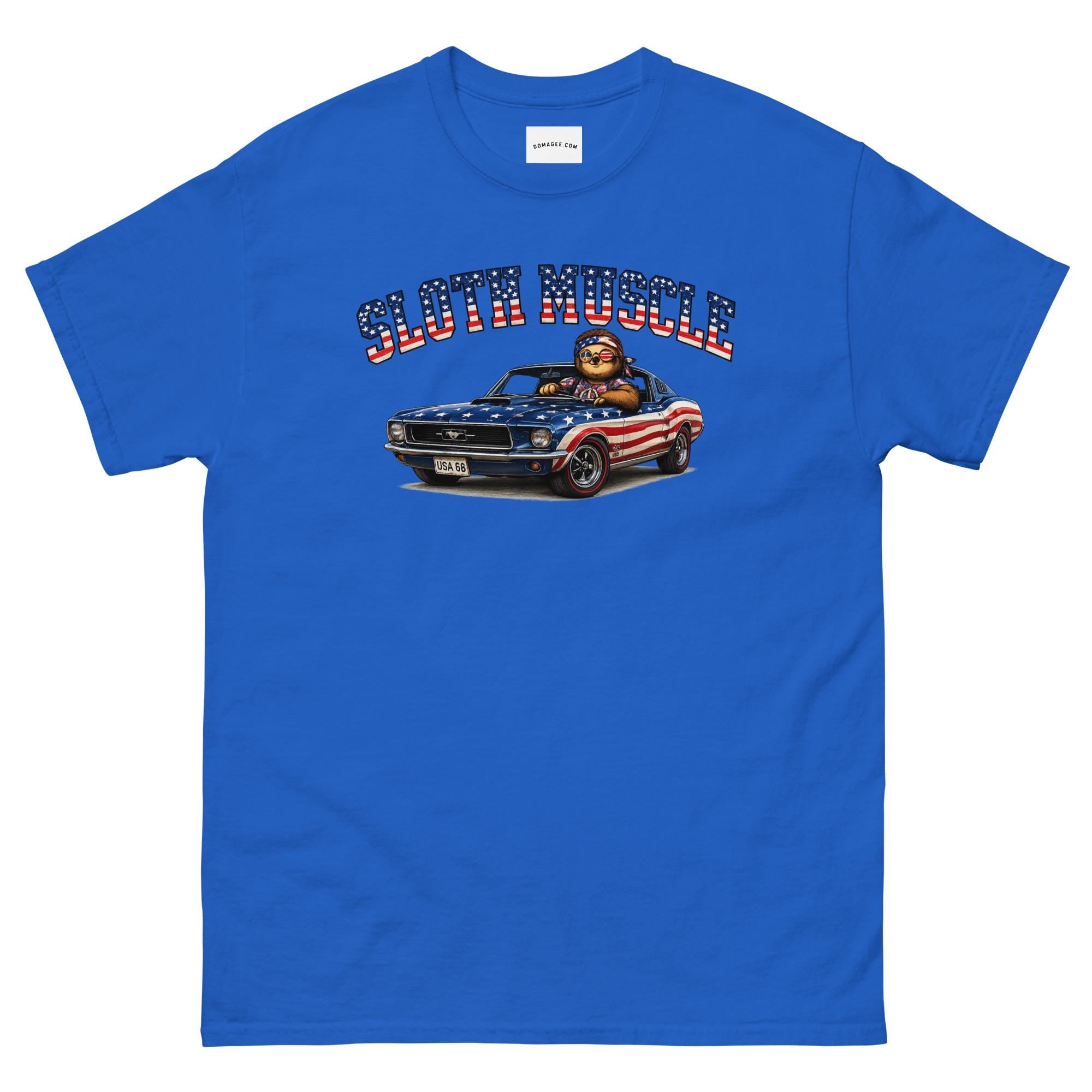 Sloth Muscle Mustang Unisex classic tee