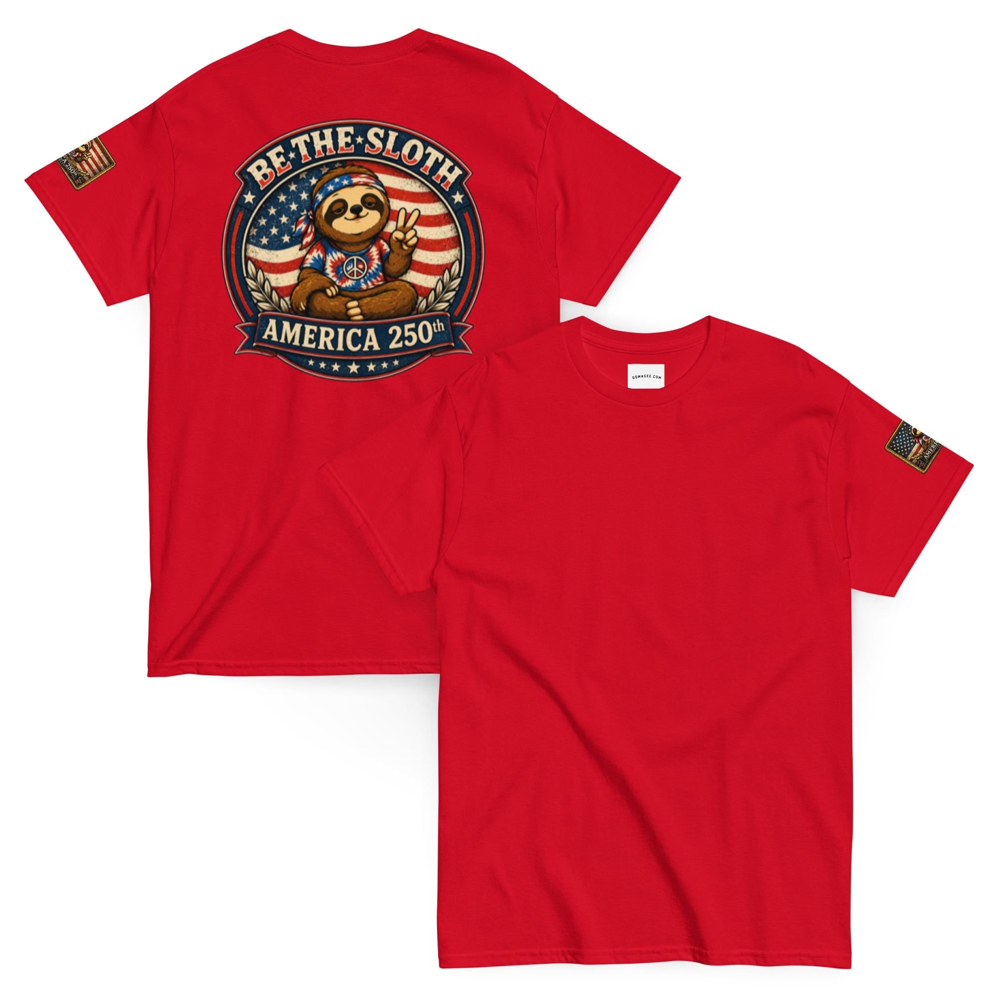 Be The Sloth America's 250th Unisex classic tee