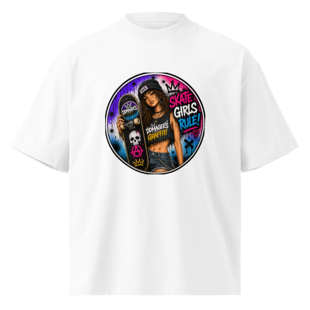 DDMaGeee's Graffiti Unisex organic oversized high neck t-shirt