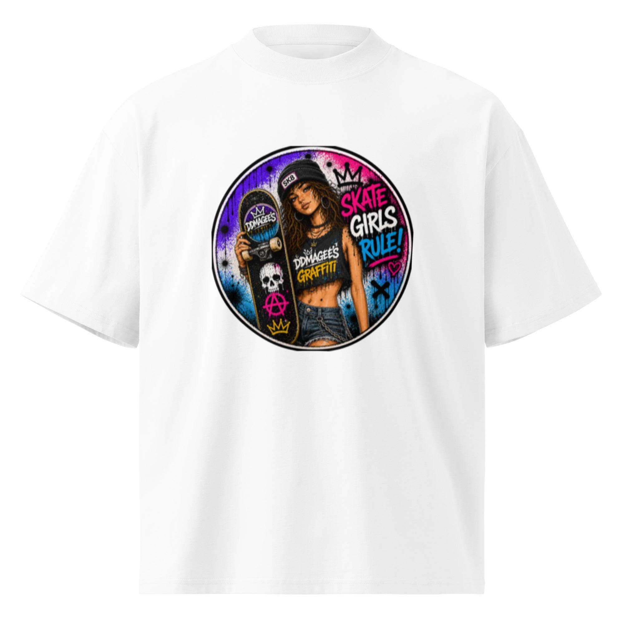 DDMaGeee's Graffiti Unisex organic oversized high neck t-shirt