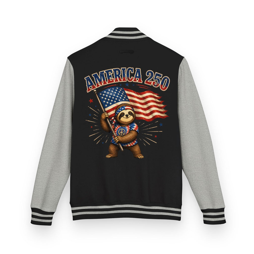 Be The Sloth America 250 Heavyweight letterman jacket
