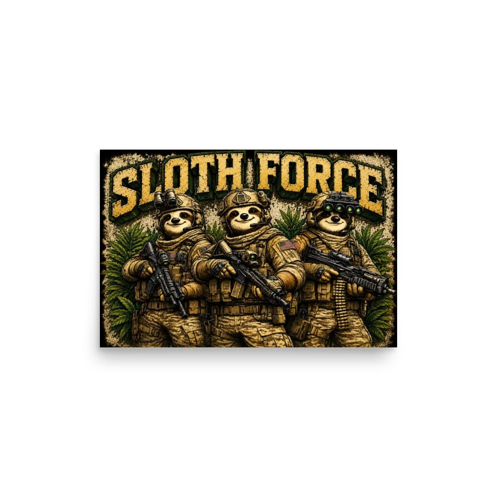 DDMaGee's Sloth Force Poster