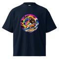 DDMaGee's Surfer Girl Unisex organic oversized high neck t-shirt