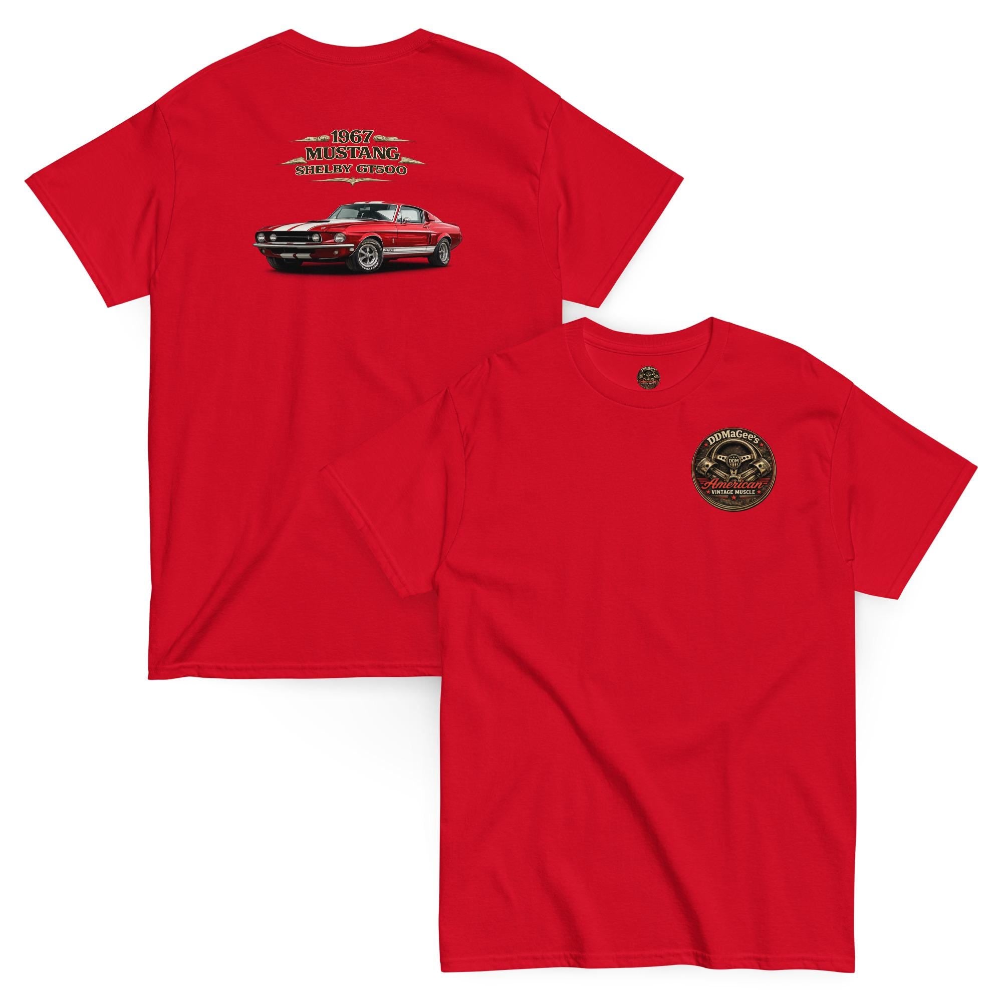 American Vintage Muscle '67 Mustang Shelby GT500 Unisex classic tee
