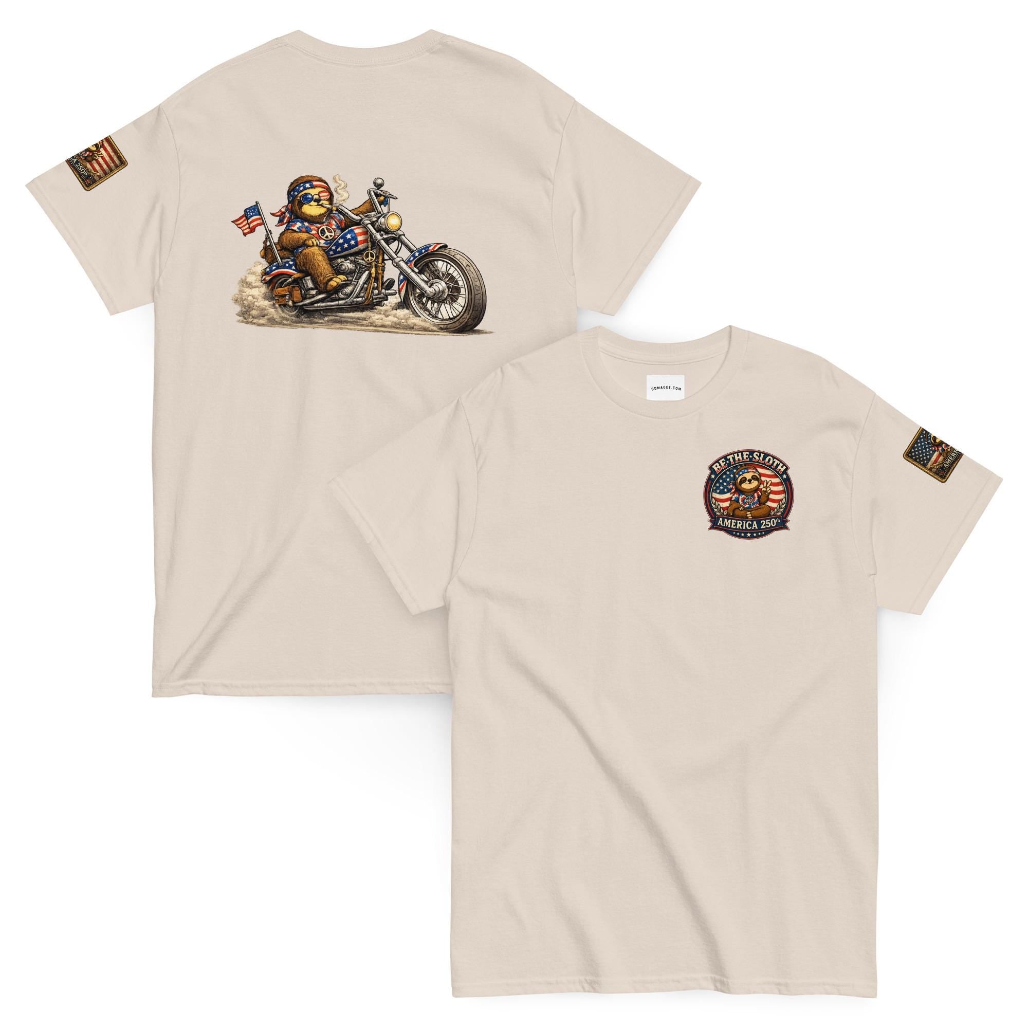 Sloth Chopper America's 250th Unisex classic tee