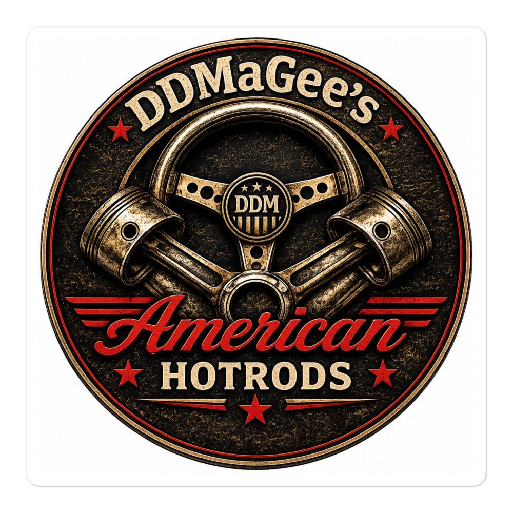 DDMaGee's American Hotrods Bubble-free stickers